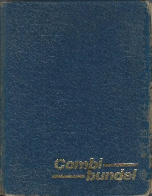 Beste Prijs Combi-bundel : Glorieklokken M.A. Alt (1965) met Zangbundel Joh. de Heer (1974/1990 1.025.000)Blauw linnenleer