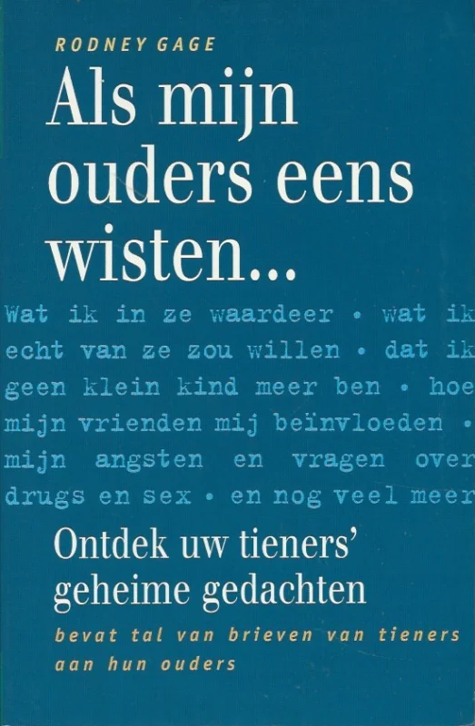 Koopje Als mijn ouders eens wisten – Rodney Gage