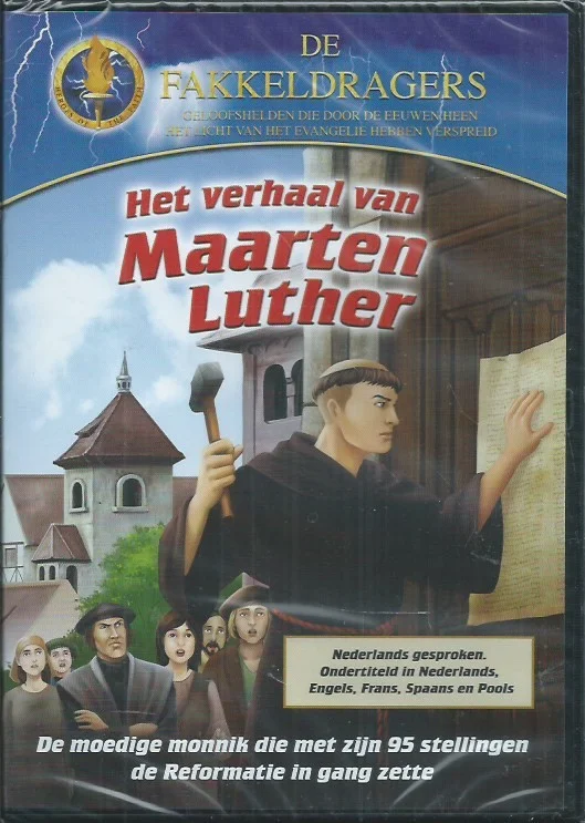 Het verhaal van Maarten Luther – De Fakkeldragers–DVD-videoNIEUW in seal Meest Verkocht