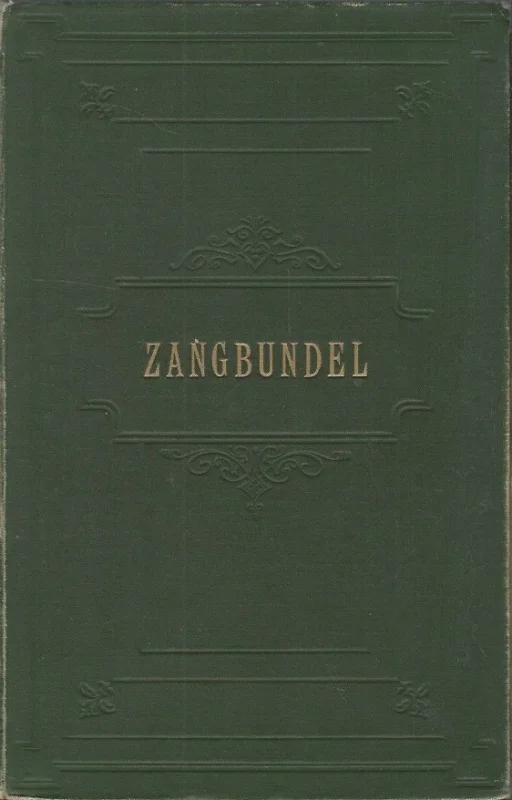 Bestel Nu Zangbundel Joh. De Heer : Zangbundel ten dienste van huisgezin en samenkomsten : 735 liederen en koren geschikt voor orgel, piano of gemengd koor – 4e uitgave 1909 (binding matig)