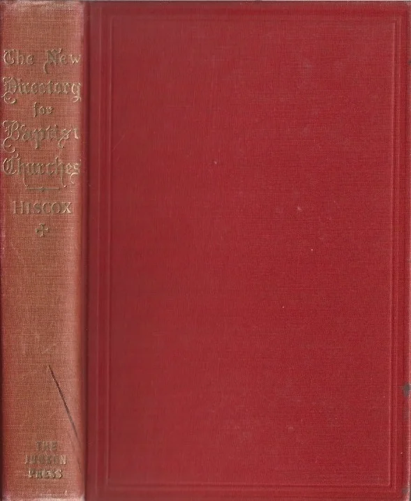 Tijdelijk Beschikbaar The New Directory for Baptist Churches by Edward T. Hiscox