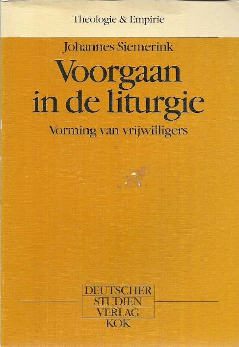 Voorgaan in de liturgie, vorming van vrijwilligers – Johannes Siemerink Merkproduct