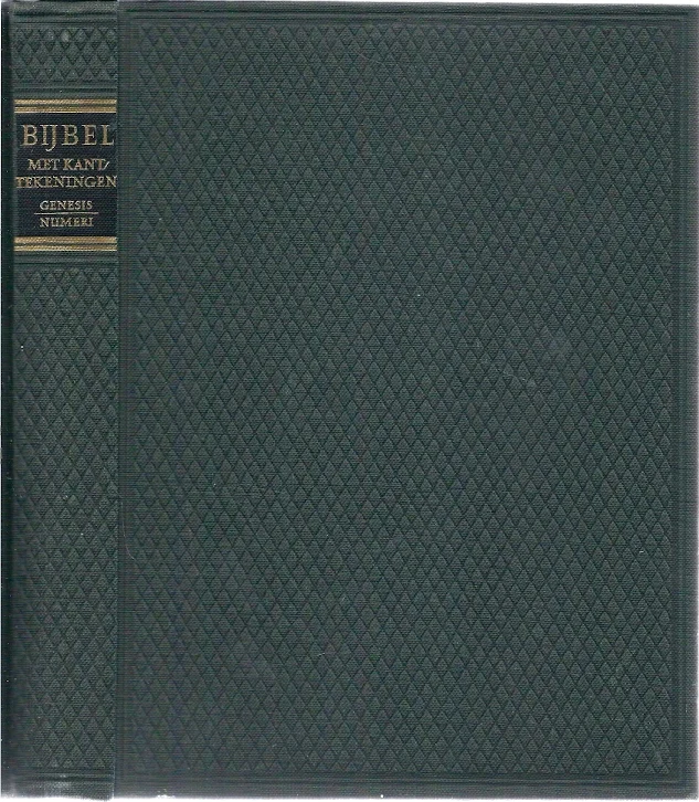 BIJBEL met kanttekeningen – luxe – deel 1 – Genesis-Nummeri : Bijbel in de nieuwe vertaling van het Nederlands Bijbelgenootschap met verklarende kanttekeningen – deel 1 – Het boek Genesis, Exodus, Leviticus, Numeri(rugtekst sleets) Lage Kosten
