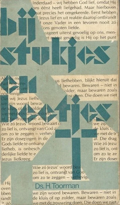 Tijdelijk Beschikbaar Bij stukjes en beetjes – Ds. H. Toorman