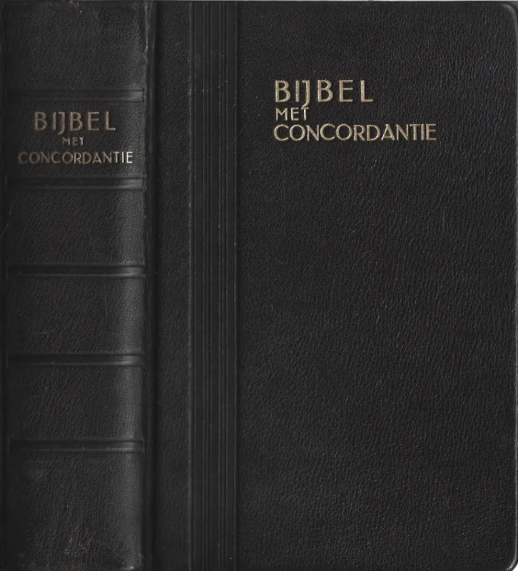 Beste Prijs Bijbel met concordantie – De Nederlandsche Bijbel-Compagnie (Bruin leer met gouddruk)