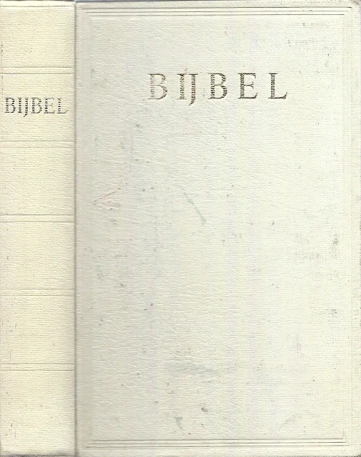 Bijbel NBG 1951 :Huisbijbel in witte band (1970) Actieprijs