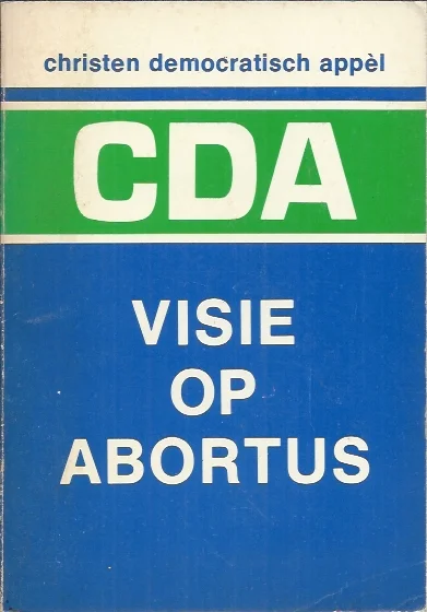 CDA-visie op abortus – C. Bremmer en M. Eikelboom Dagaanbieding