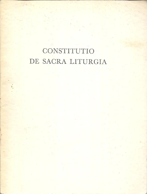 Constitutio de sacra liturgia : met begeleidend schrijven van het nederlands Episcopaat Superprijs