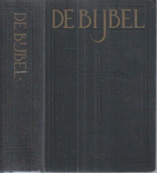 Beperkt Aanbod De Bijbel. Het Oude Testament. Verkorte uitgave vertaald door Prof. Dr. H. Th. Obbink; Het Nieuwe Testament vertaald door Prof. Dr. A.M. Brouwer (Tweede druk 1934)