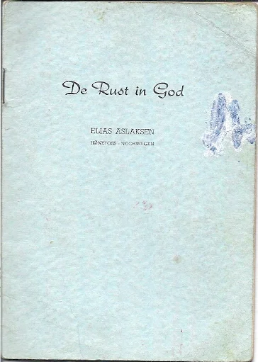 De Rust in God – Elias Aslaksen Koop Vandaag
