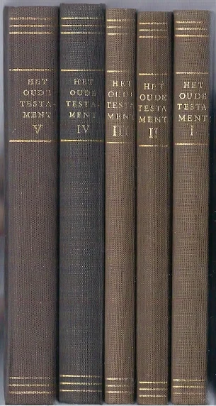 Het Oude Testament (set van 5 Delen) : Katholieke Bijbelstichting Lage Prijs