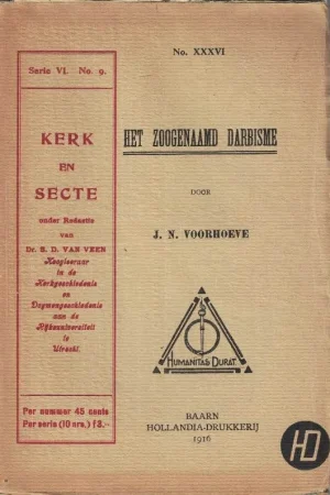 Aanbieding Het zoogenaamd Darbisme – J. N. Voorhoeve