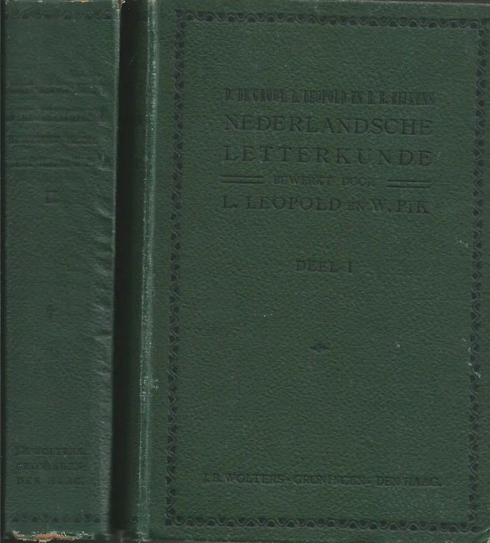 Must-Have Nederlandsche letterkunde : schrijvers en schrijfsters na en voor 1600 – Deel 1 en 2 – door L. Leopold en W. Pik (11e zeer verm. druk 1916)