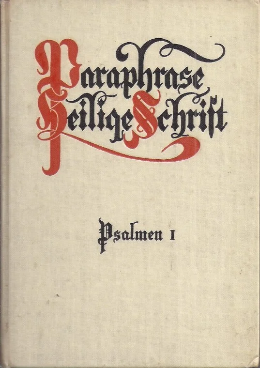 Paraphrase van het boek der Psalmen Deel 1 – H. Veldkamp Direct Beschikbaar
