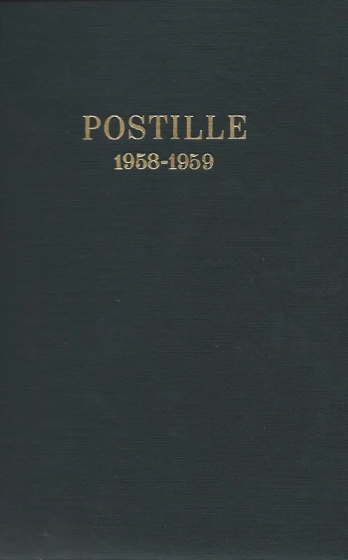 Postille : 1958-1959 – Werkgroep Kerk & Prediking (Postille nummer 10) Direct Beschikbaar