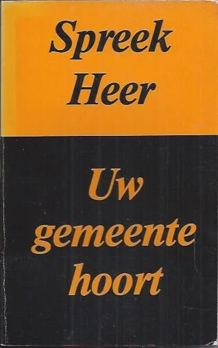 Spreek Heer, Uw gemeente hoort : een bundel bijbelschetsen – uitgegeven door de Bond van Gereformeerde Mannenverenigingen 1977-1978 : Dr. B. van Oeveren (red.) Op = Op