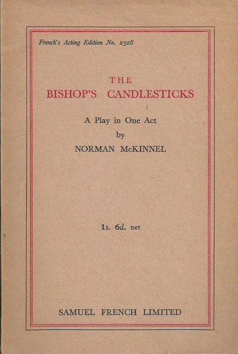 The Bishop’s Candlesticks : A Play in One Act – by Norman McKinnel (1908) Tijdelijk Beschikbaar