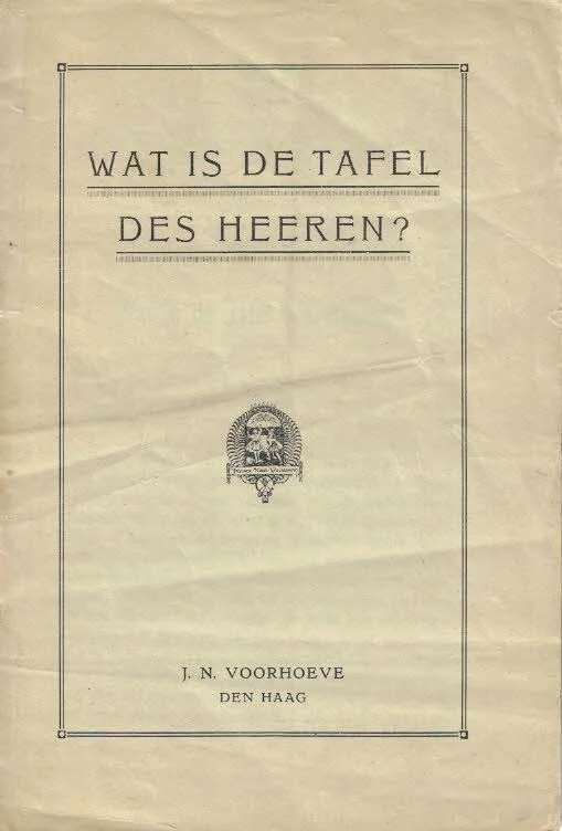 Wat is de Tafel des Heeren? – R. Brockhaus Beste Prijs
