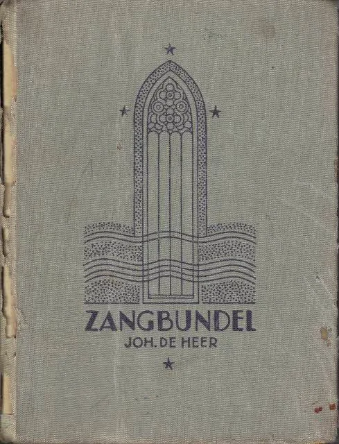 Voordeelprijs Zangbundel Joh. De Heer : Zangbundel ten dienste van huisgezin en samenkomsten. No. 2, 1028 liederen en koren(501e – 550 duizendste)