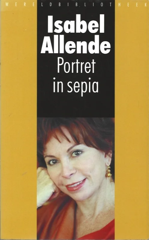 Gratis Verzending Portret in sepia – Isabel Allende