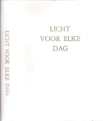 Beste Prijs Licht voor elke dag : Dagboek met woorden uit de Heilige Schrift voor elke morgen en avond –Samuel Bagster (Wit EWP 6e druk 1989)