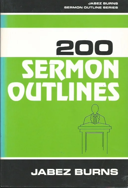 Flitsaanbieding 200 sermon outlines – Jabez Burns