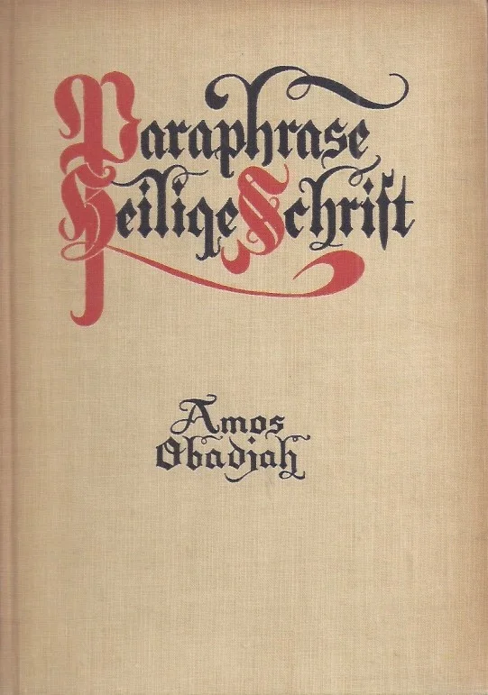 Paraphrase van het boek van de profeet Amos en van het boek van den profeet Obadjah – H. Veldkamp Korting