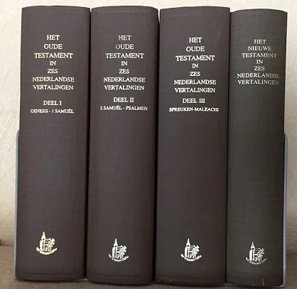 Het Oude en het Nieuwe Testament in zes Nederlandse vertalingen – Set van 4 delen Laatste Versie