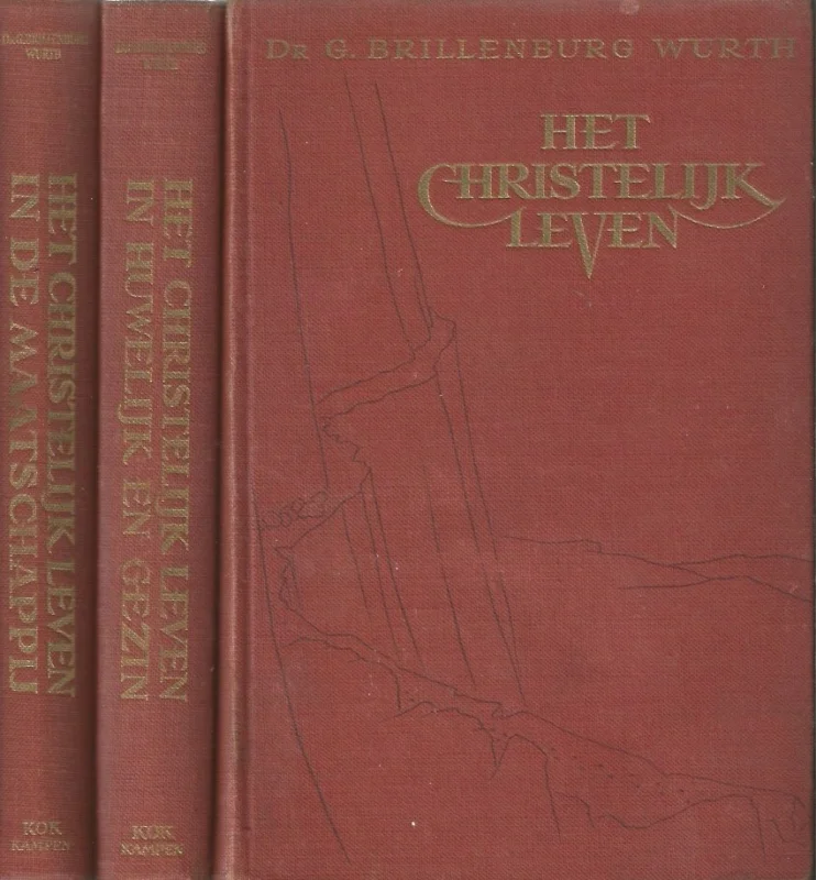 Beperkte Voorraad Het Christelijk leven ;Grondlijnen der ethiek ; in huwelijk en gezin ; in de maatschappij – Dr. G. Brillenburg-Wurth (Set van 3 delen)