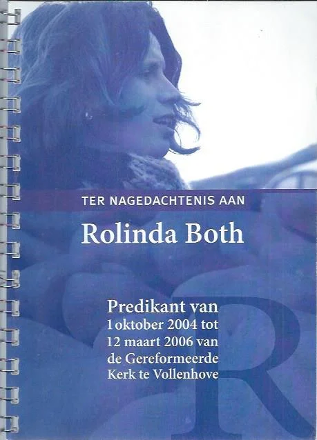 Ter nagedachtenis aan Rolinda Both – De kerkenraad Geref. Kerk Vollenhoven Nu Kopen