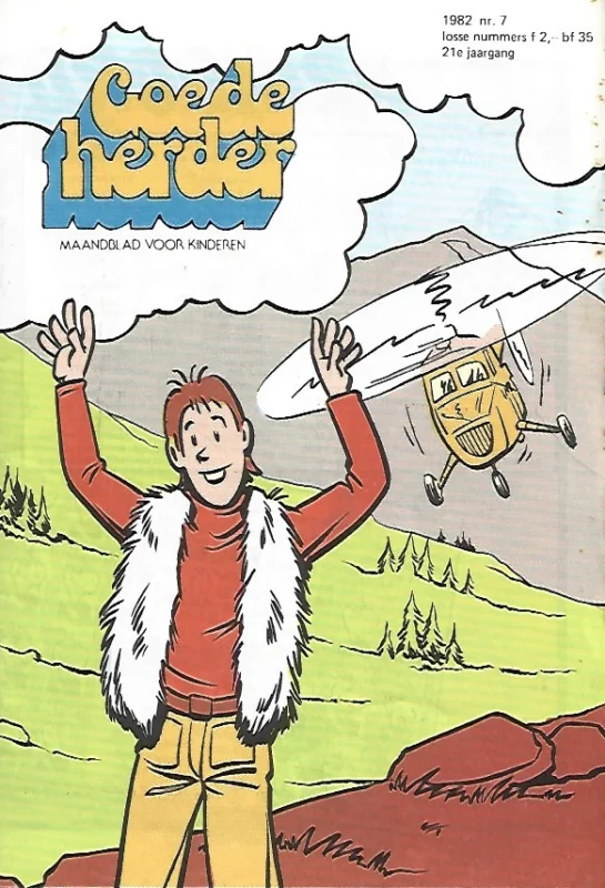 Aanbieding Goede herder, maandblad voor kinderen : 21e jaargang Nr. 7 1982 – In de Ruimte