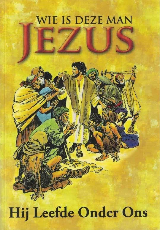 Wie is deze man Jezus : Hij Leefde Onder Ons –Kapitein Warmolt Huowing e.a. (stripboek) Snelle Levering