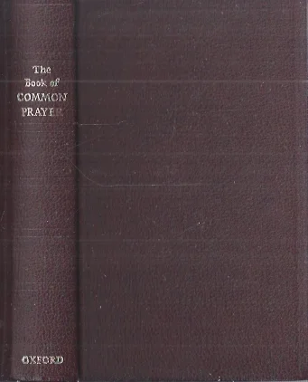 Koop Vandaag The Book of Common Prayer : Oxford University Press – (Red Leather Bound Pocketbook 10.87)