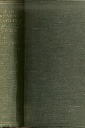 A handbook of present-day English. Part II .. English accidence and Syntax Actieprijs