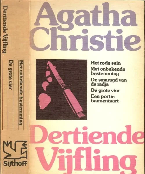 Bestel Nu AGATHA CHRISTIE DERTIENDE VIJFLING * het rode sein * met onbekende bestemming * de smarafd van de radja * de grote vier * een potie bramentaart