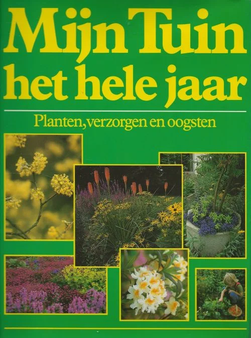 Seizoensaanbieding Auteur: Artia Verlag, Praha Rebo productions bv met heel veel mooie foto’sMIJN TUIN HET HELE JAAR * grondsoorten met problemen en hoe die te verbeteren * zaaien en pikeren * broeibakken en tunnels * tuin met vaste planten * maar ook kropsla & komkommer of pompoenen