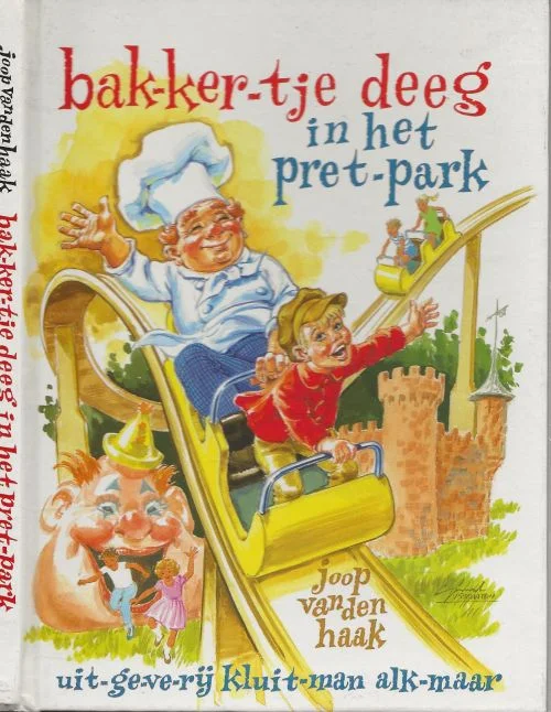 Bakkertje deeg in het PretparkHaak Joop van den met gekleurde plaatjes van Gerard van Straten Finale Uitverkoop