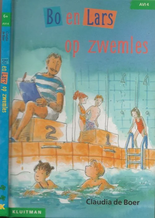 Bo en Lars op Zwemles Claudia de Boer Tekeningen van Ela van Egeraat Seizoensaanbieding