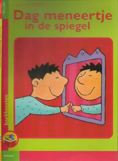 Op = Op Dag meneertje in de spiegel Els van Delden met Tekeningen van Marjolein Pottie