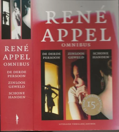 De derde persoon, Zinloos geweld, Schone handen – omnibus – Rene Appel Omslagontwerp Roald Triebels te Amsterdam Merkproduct