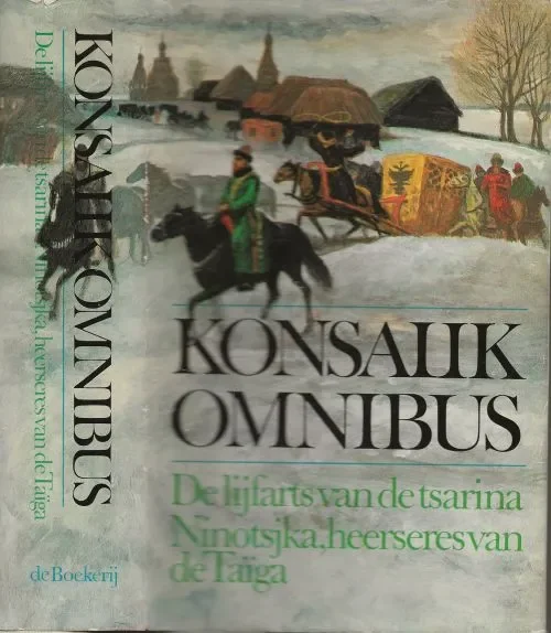 Tijdelijk Beschikbaar De Lijfarts van de Tsarina – Ninotsjka, heerseres van de Taï. – Omnibus .Heinz. G. Konsalik . Pieter Grashoff Omslag P.A.H. van der Harst