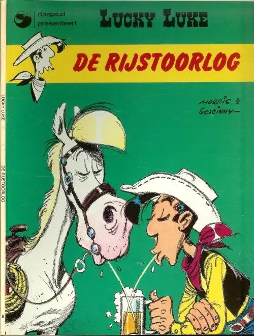 De Rijstoorlog Lucky Luke Deel 8Morris Tekeningen en Gosginny Tekst Uitverkoop