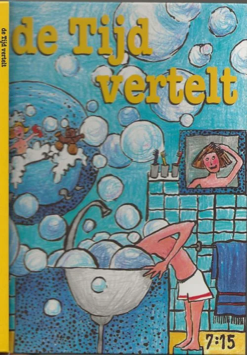 De tijd vertelt leuk kinderboek met prenten en verhaal Tijdelijk Beschikbaar