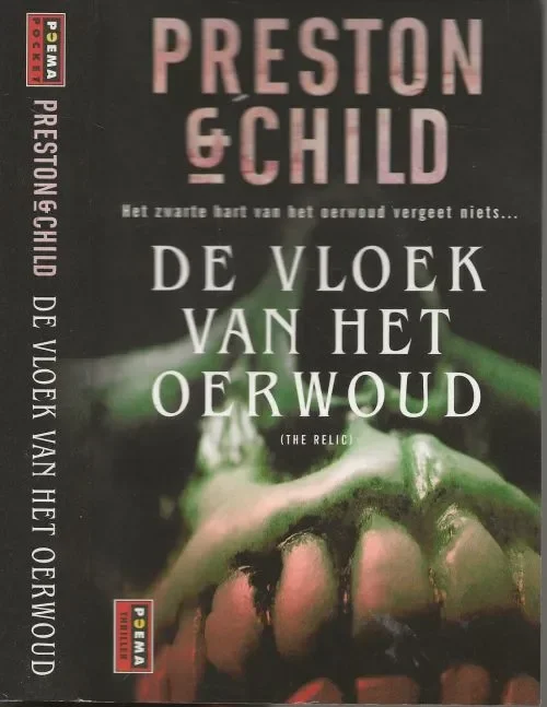 De Vloek van het Oerwoud Het zwarte hart van het Oerwoud vergeet nietsPreston & Child Vertaling Frank Visser Omslagontwerp Peter Teboskins Uitverkoop