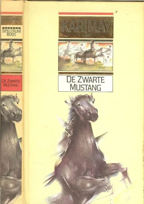 Lage Prijs De Zwarte MustangKarl May Vertaling van Fie Zegerius illustratie omslag Johan Ekkel