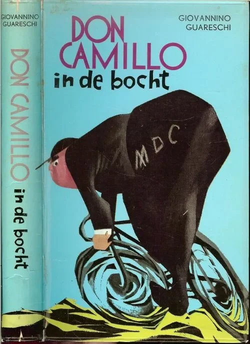 Beperkt Aanbod DON CAMILLO in de bocht GIVANNINO GUARESCHI .. Vertaling : Frans van Olden burg Ermeke .. Omslagtekening en illustraties van Karel Thole