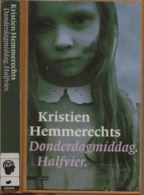 Donderdagmiddag, Halfvier Kristien Hemmerechts Omslagontwerp Marjo Starink Typografie Studio Cursief Lage Kosten