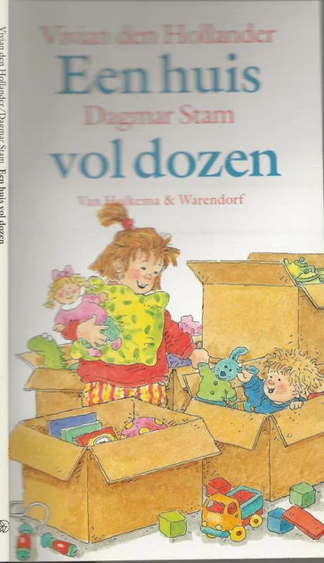 Beste Prijs Een huis vol Dozen Vivian den Hollander Illustraties van Dagmar Stam Omslagbelettering Toine Post