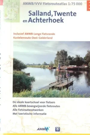 Voordeelprijs Fietsrouteatlas 3 Salland Twente en Achterhoek / inclusief Kastelenroute Oost-GelderlandBunk Harry Redactie ANWB Uitgeverij boeken Niels Weijsenfeld
