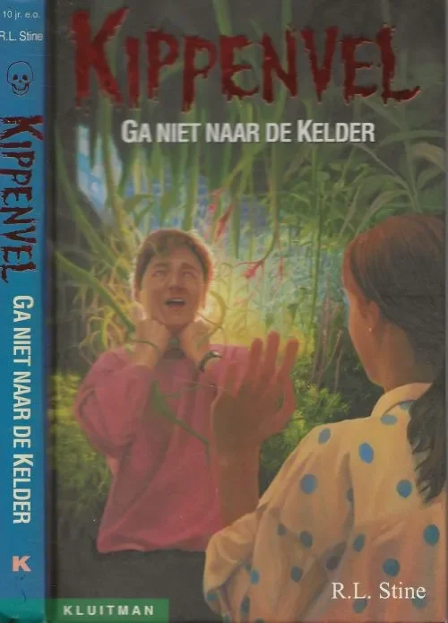 Korting Ga niet naar de kelder Uit de Kippenvel Serie Stine, R.L. Geillustreerd door Hans Parlevliet Nederlandse vertaling Drs . L. Lentink